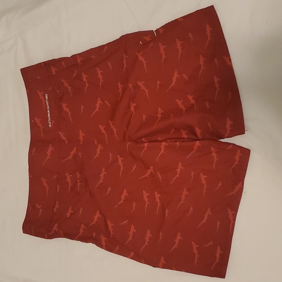 OHO red Schoolie boardshorts size 36 NWOT - Picture 2 of 7